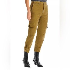 Proenza Schouler Womens Cotton Cropped High Rise Cargo Pants BHFO 0462